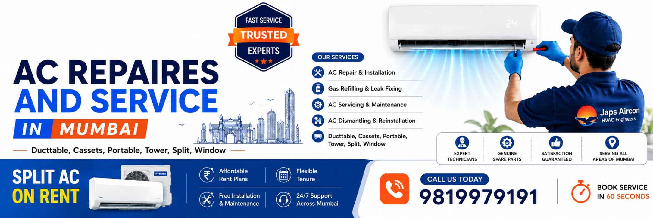 Split AC Service in Mumbai