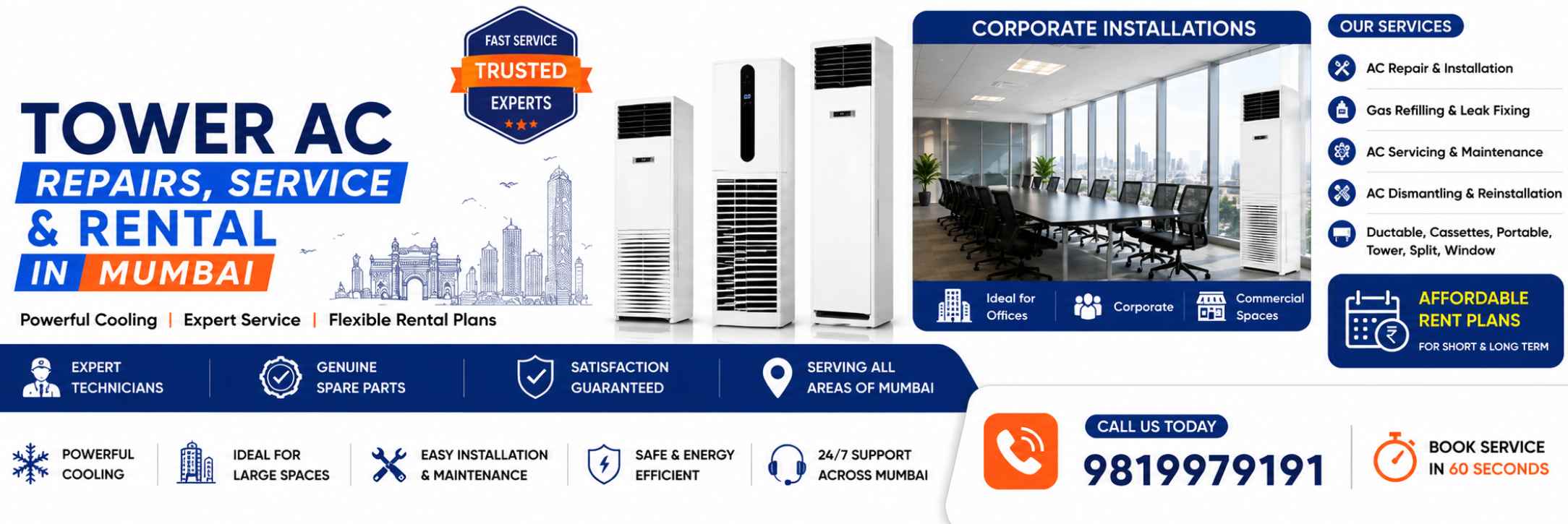 Ductable AC Service in Mumbai