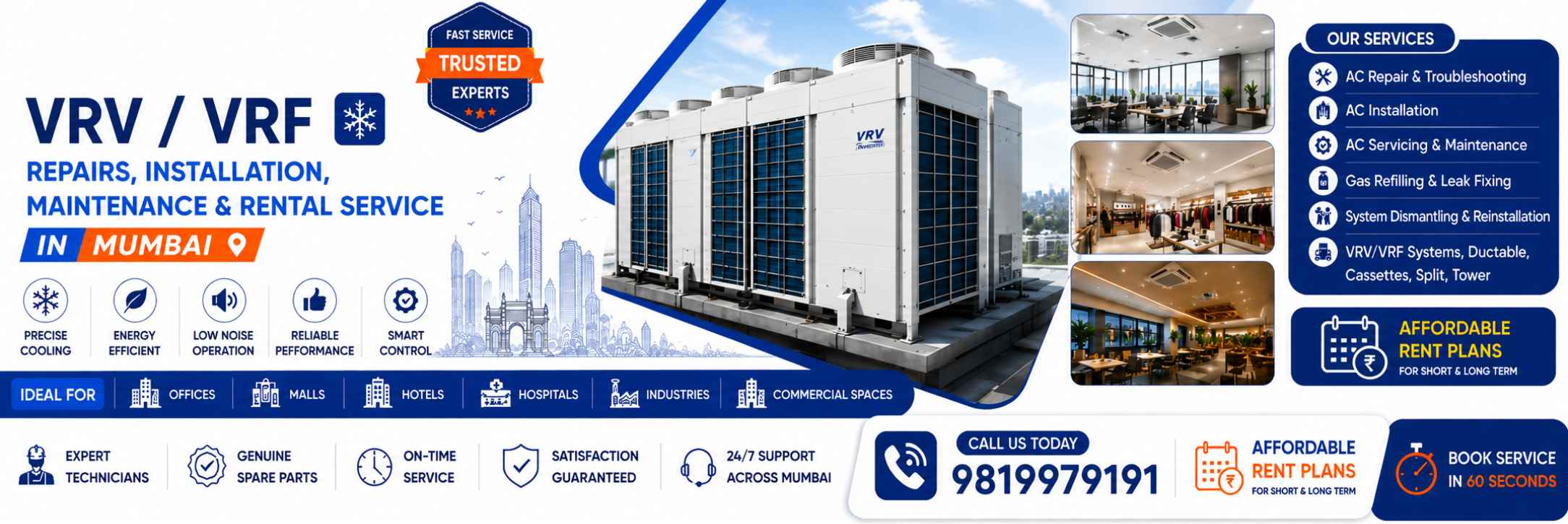 HVAC Repaires and Service in Mumbai